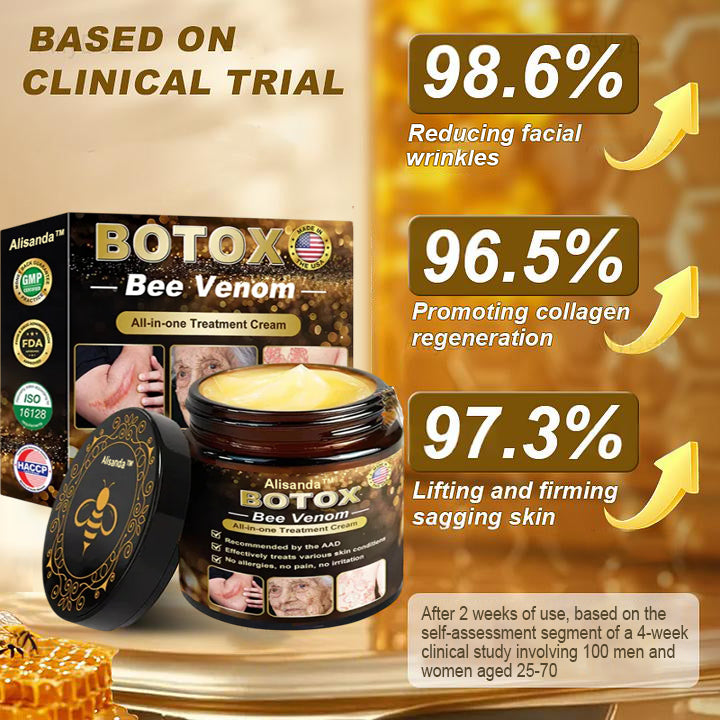 "Made and Shipped from USA | Alisanda™ BOTOX Bee Venom All-in-one Treatment Cream | LAST DAY 70% OFF "