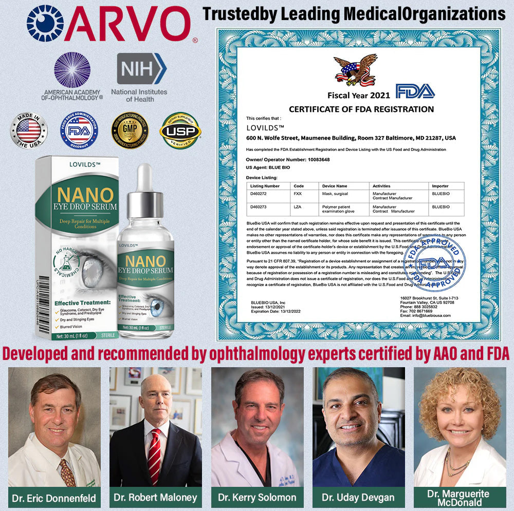 đŠââď¸LOVILDS⢠Nano Eye Drops Serum