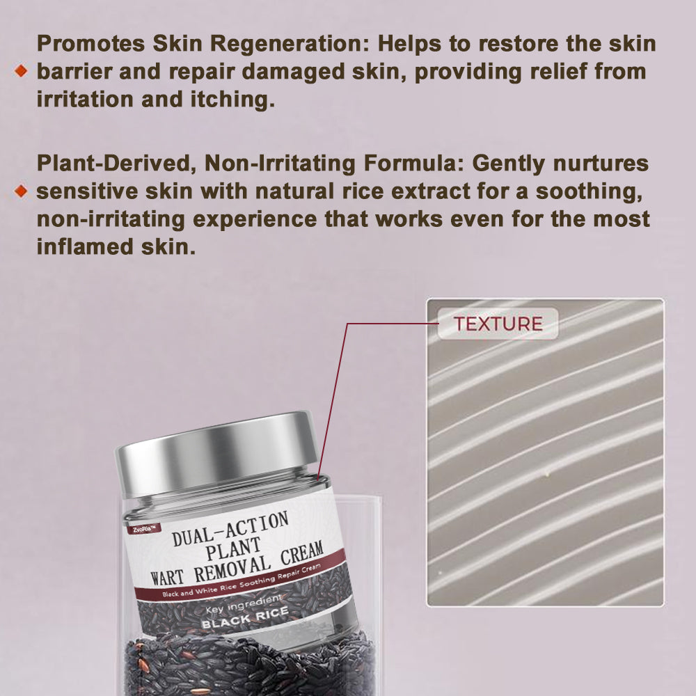 ZvoRia™ Black Rice Skin Repair Essence Cream ⚕️ FDA Certified (Eliminates warts and skin tags, relieves psoriasis, improves keratin build-up and follicular keratinization, fades pigmentation, sun spots & age spots)