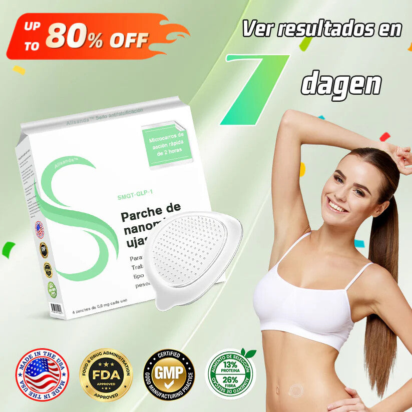 HOOMWELL™ SMGT-GLP-1 Nano Microneedle Patch (Painless, Long-Lasting, Treats Diabetes, Obesity, and Cardiovascular Disease)