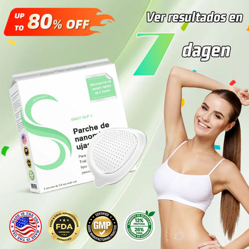 HOOMWELL™ SMGT-GLP-1 Nano Microneedle Patch (Painless, Long-Lasting, Treats Diabetes, Obesity, and Cardiovascular Disease)