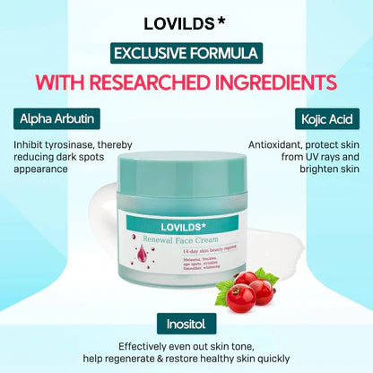 Final HoursāSale Ending Soon!š„LOVILDS Renewal Skin Cream | Spot Removal & Skin Renewal for Dark Spots, Age Spots, and Sun Spots* Daily Firming for All Skin Types