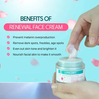 Final HoursāSale Ending Soon!š„LOVILDS Renewal Skin Cream | Spot Removal & Skin Renewal for Dark Spots, Age Spots, and Sun Spots* Daily Firming for All Skin Types