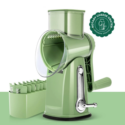 TAILEDEN™ 5 in 1 Rotary Cheese Grater Vegetable Slicer