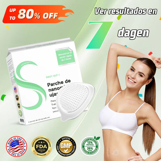 HOOMWELL™ SMGT-GLP-1 Nano Microneedle Patch (Painless, Long-Lasting, Treats Diabetes, Obesity, and Cardiovascular Disease)