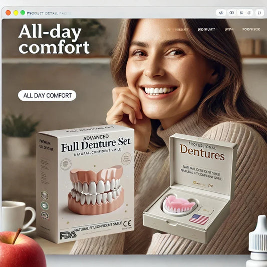 NESLEMY-🦷Advanced Customized Full Denture Set🦷(⏰Limited timediscount last 30 minutes⏰)