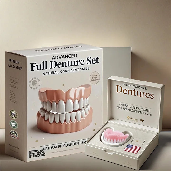 NESLEMY-🦷Advanced Customized Full Denture Set🦷(⏰Limited timediscount last 30 minutes⏰)