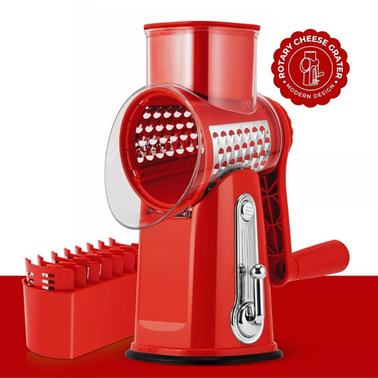 TAILEDEN™ 5 in 1 Rotary Cheese Grater Vegetable Slicer