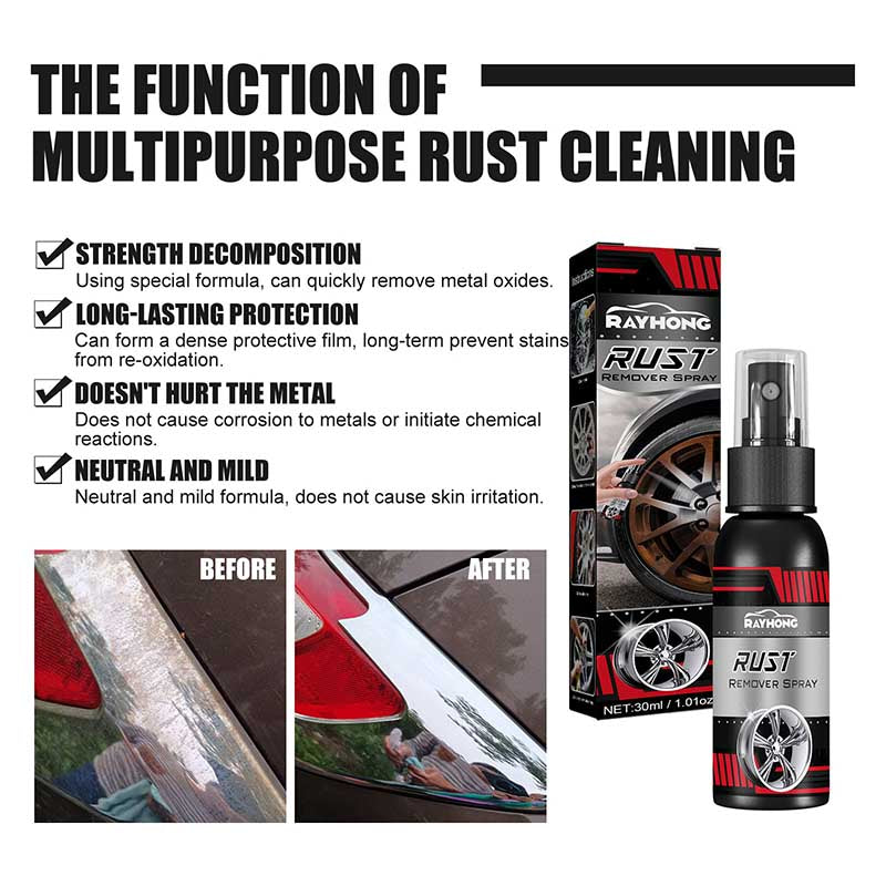 🎉Buy 1 Get 1 Free✨Multifunctional Metal Rust Remover Spray - Fast-Acting Rust Converter for Cars, Tools & Metal Surfaces