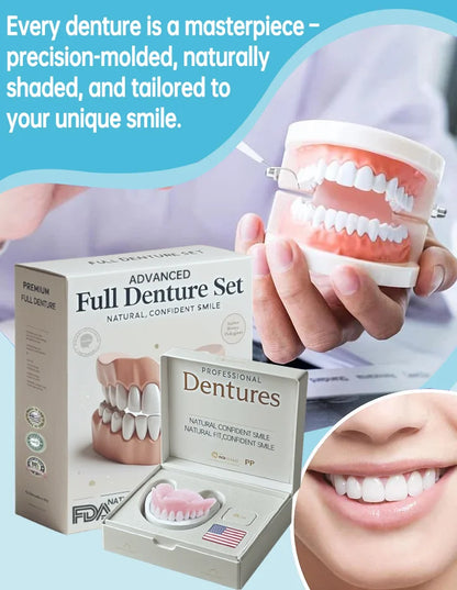 NESLEMY-🦷Advanced Customized Full Denture Set🦷(⏰Limited timediscount last 30 minutes⏰)
