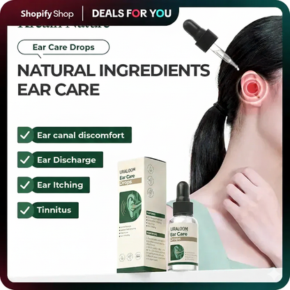 URALOOM™ Ear Care Drops – Plant-Based Formula | FDA-Registered