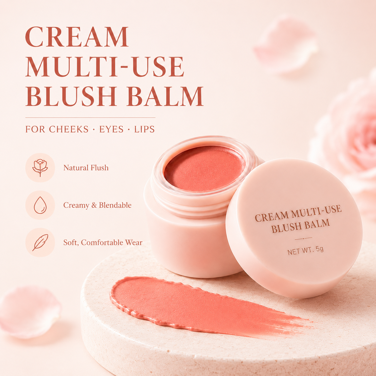 Cream Multi-Use Blush Balm