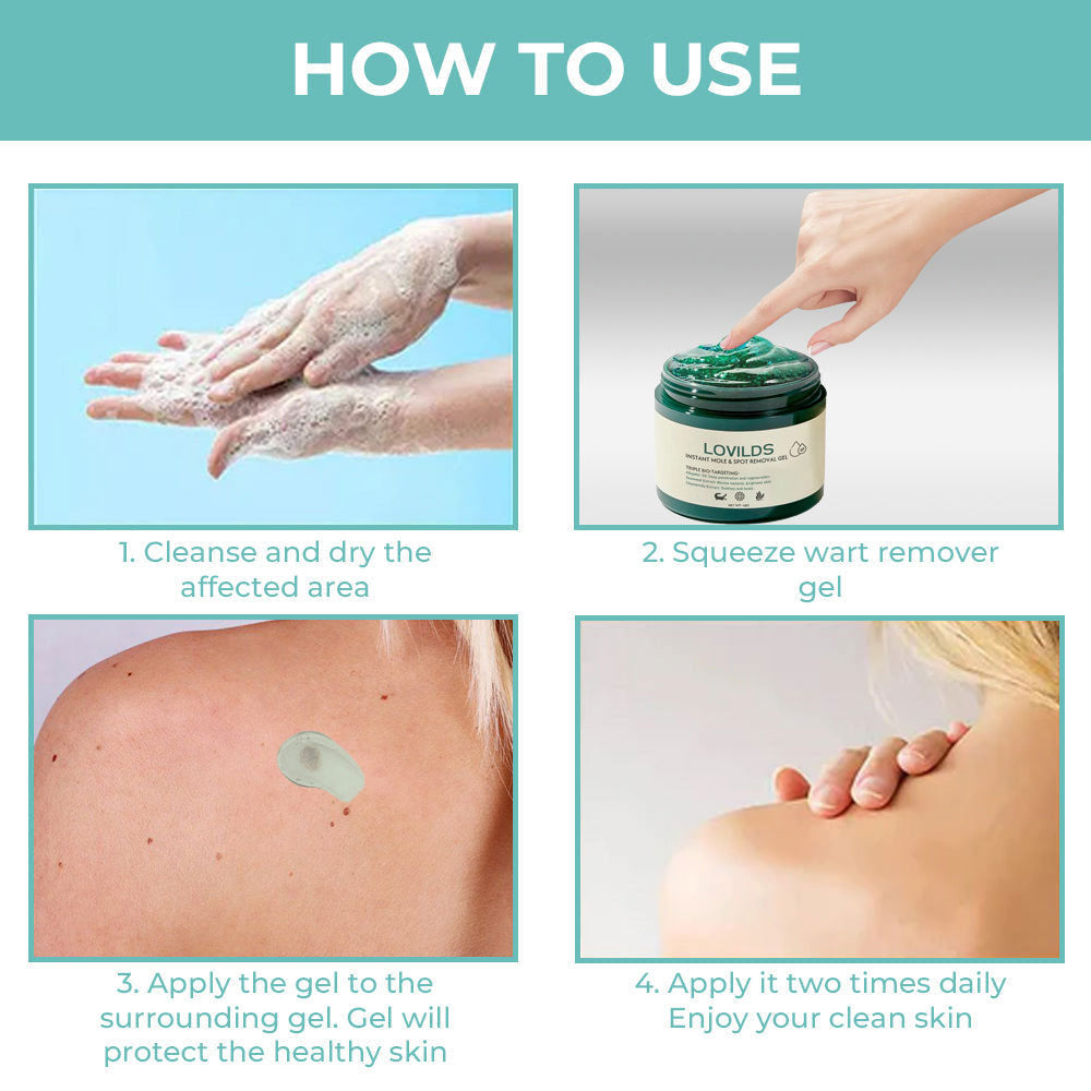 ✅ Official Store:  Ultra LOVILDS™ Instant Mole & Spot Removal Gel