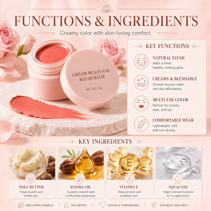 Cream Multi-Use Blush Balm