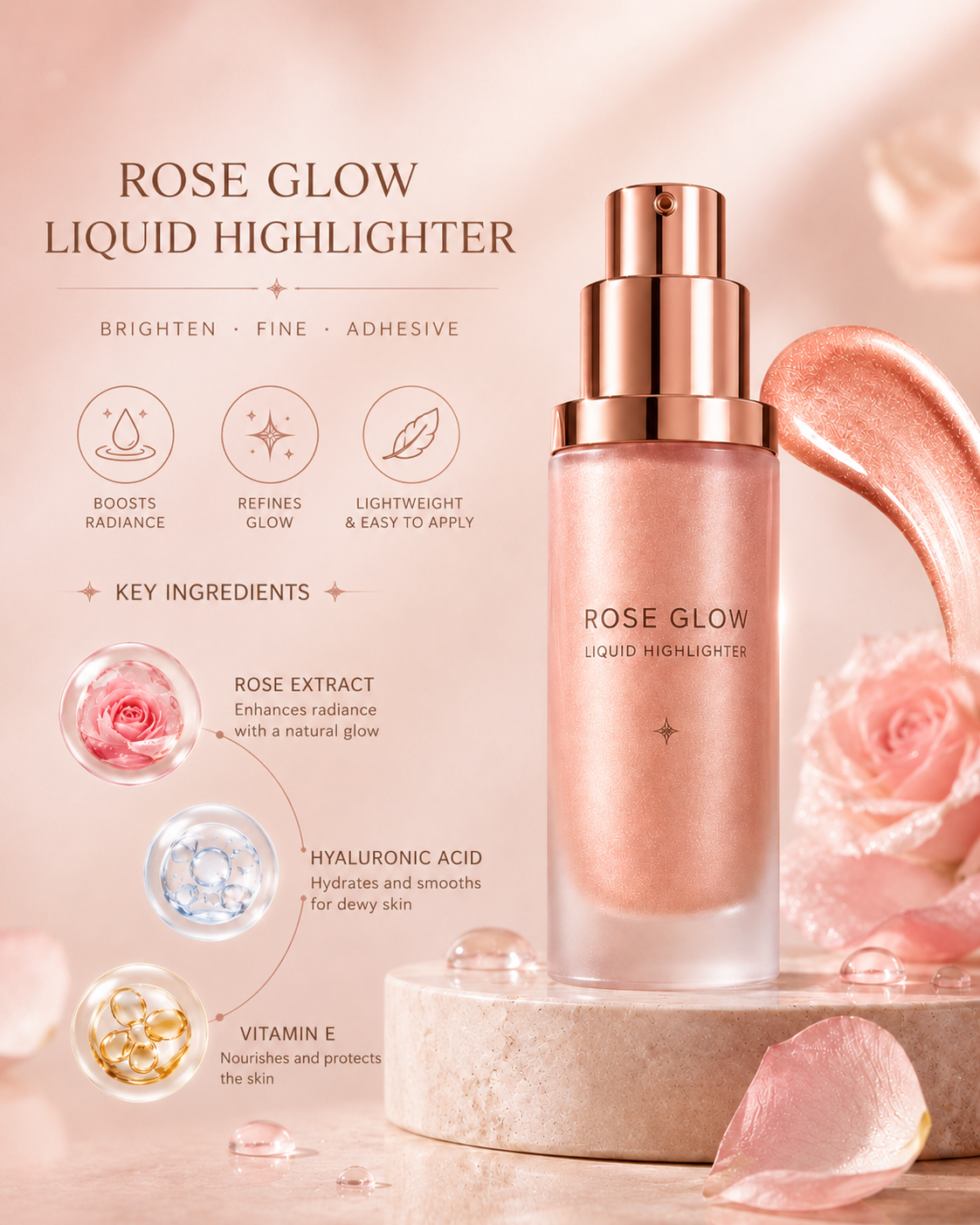 Dewy Rose Liquid Highlighter