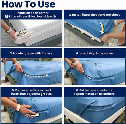 💖💖Sheet Holders - Secure Bed Sheets Firmly in Place