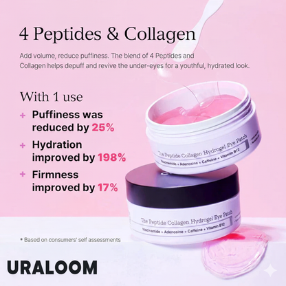 🔥Last Day 50% OFF - 2026 URALOOM™ Peptide Collagen Hydrogel Eye Patch