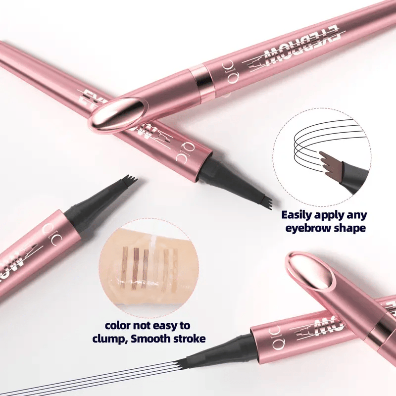 🔥Buy 1 Get 1 Free-Waterproof Micro-Fork Eyebrow Pencil, Long-Lasting Brow Pen for Natural Hair-Like Strokes