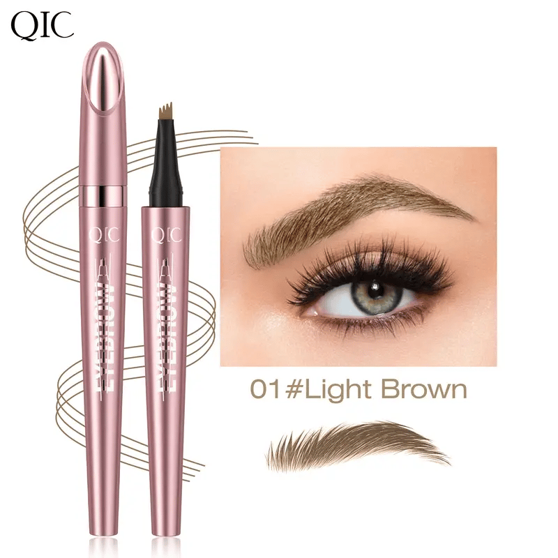 🔥Buy 1 Get 1 Free-Waterproof Micro-Fork Eyebrow Pencil, Long-Lasting Brow Pen for Natural Hair-Like Strokes