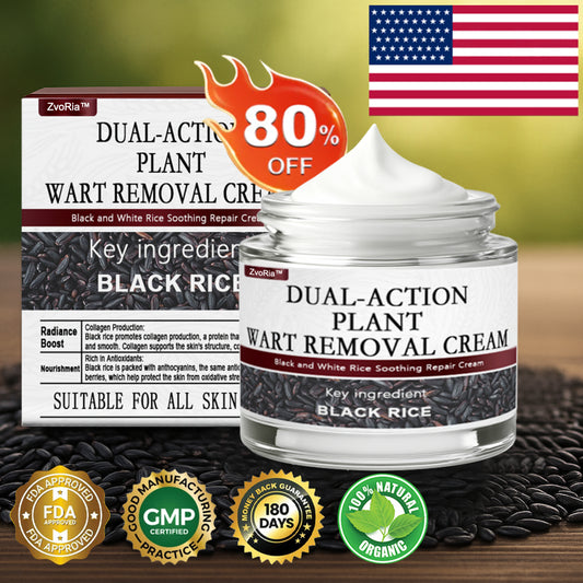 ZvoRia™ Black Rice Skin Repair Essence Cream ⚕️ FDA Certified (Eliminates warts and skin tags, relieves psoriasis, improves keratin build-up and follicular keratinization, fades pigmentation, sun spots & age spots)