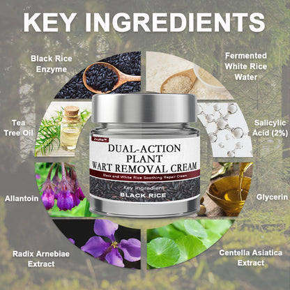 ZvoRia™ Black Rice Skin Repair Essence Cream ⚕️ FDA Certified (Eliminates warts and skin tags, relieves psoriasis, improves keratin build-up and follicular keratinization, fades pigmentation, sun spots & age spots)